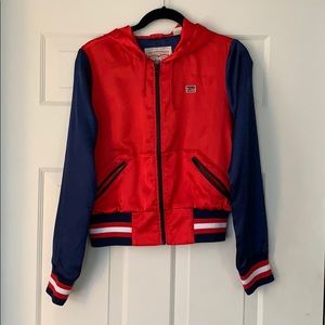 VINTAGE LEVIS BOMBER WITH HOOD